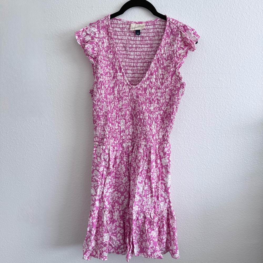 Universal Thread Pink and White Floral Mini Dress